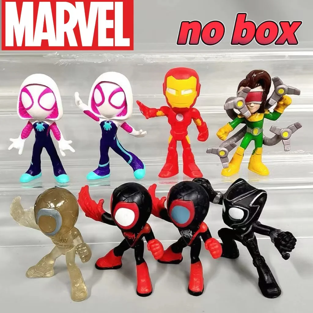 

Marvel Legends Spiderman Spider-woman Black Panther Iron Man Spider Man Spidey And His Amazing Friends Figure Model Doll Kid Toy