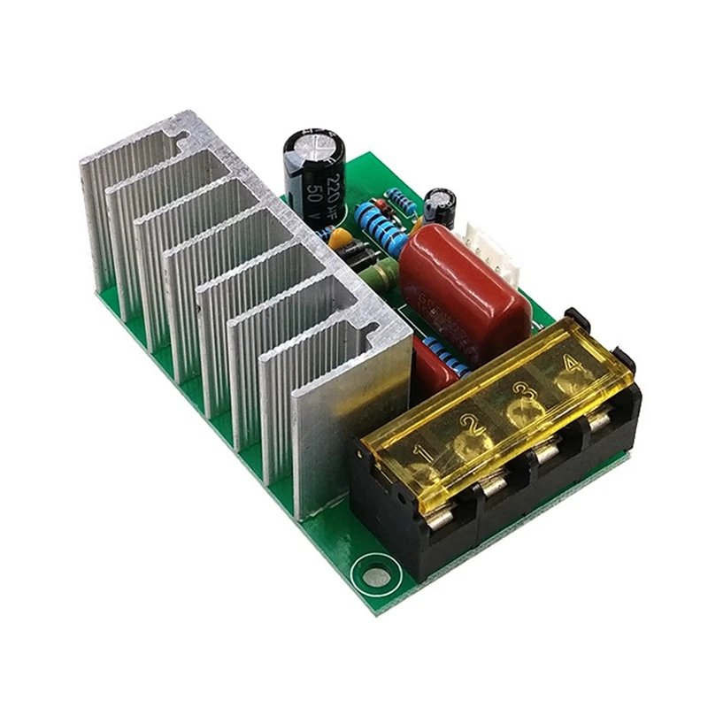 4000W AC SCR Voltage Regulator Dimmer Electric Motor Speed Temperature Controller For Water Heater Motors With Switch