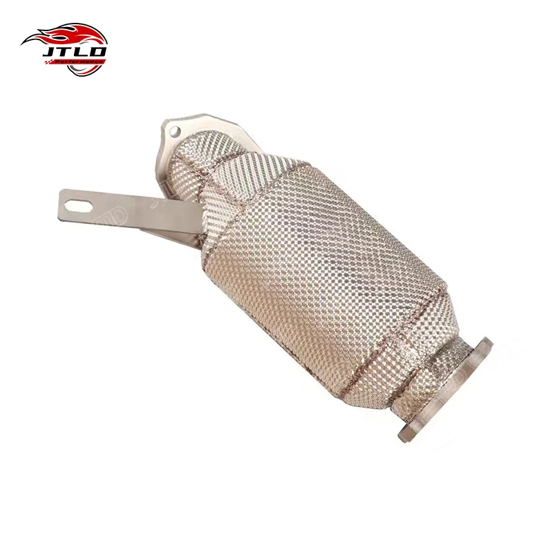 304 Stainless Steel Exhaust Pipe Racing Sport Performance Exhaust Downpipe Fit For Audi A6 A7 C8