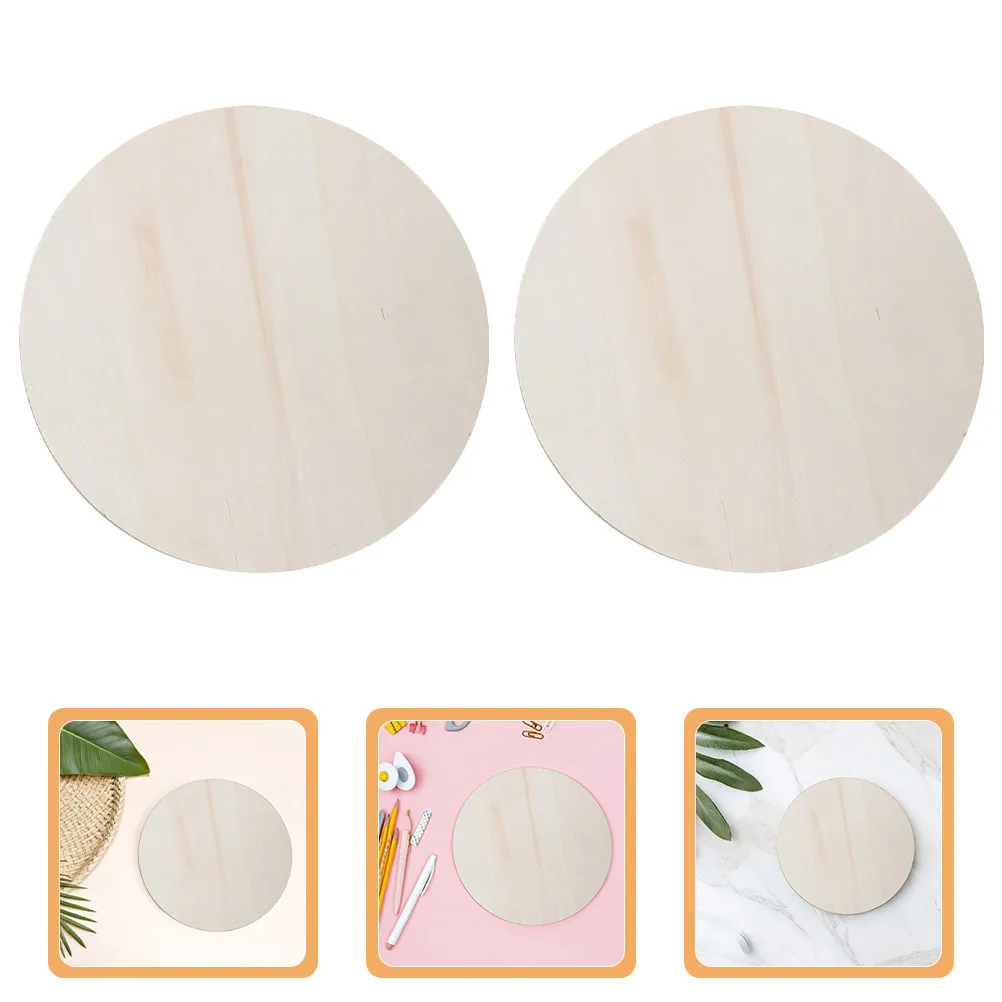 

10Pcs Unfinished Round Wood Slices DIY Craft Blanks for Painting Drawing Graffiti Home Decor Ornaments Signs Rustic Wooden Craft