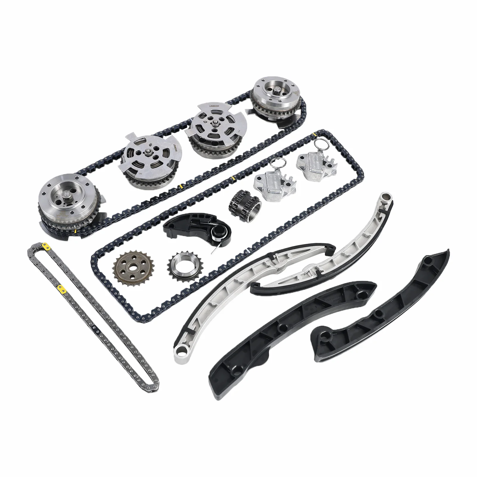 Areyourshop Timing Chain Kit W/Camshaft Phaser for Land Rover Range Rover 5.0 2014-2022 LR060395, LR035549, LR048776