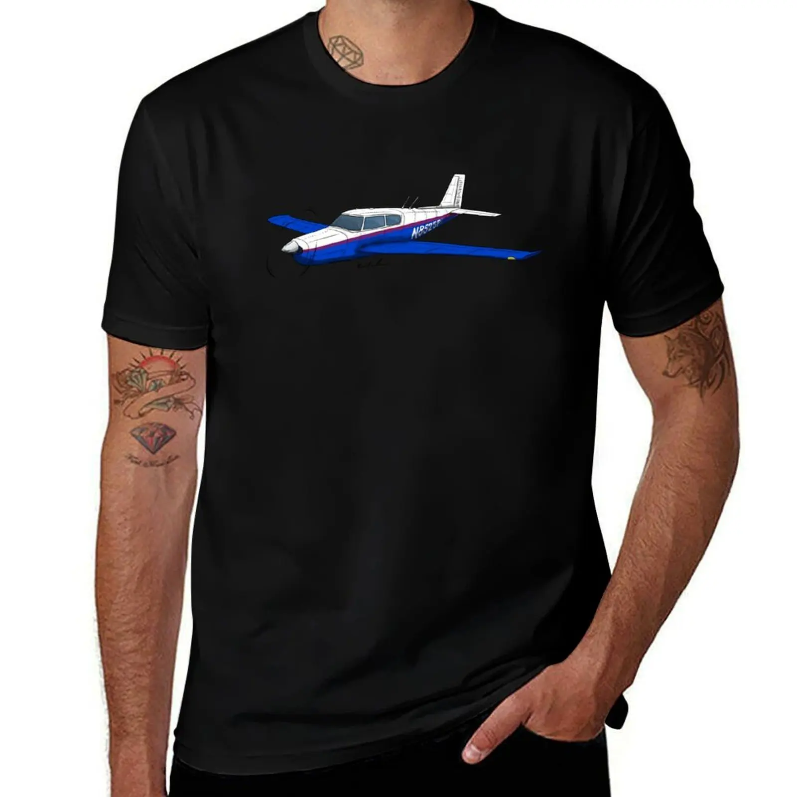 

Piper Comanche N8525P T-Shirt t shirt personalised man t shirt graphic T-Shirt