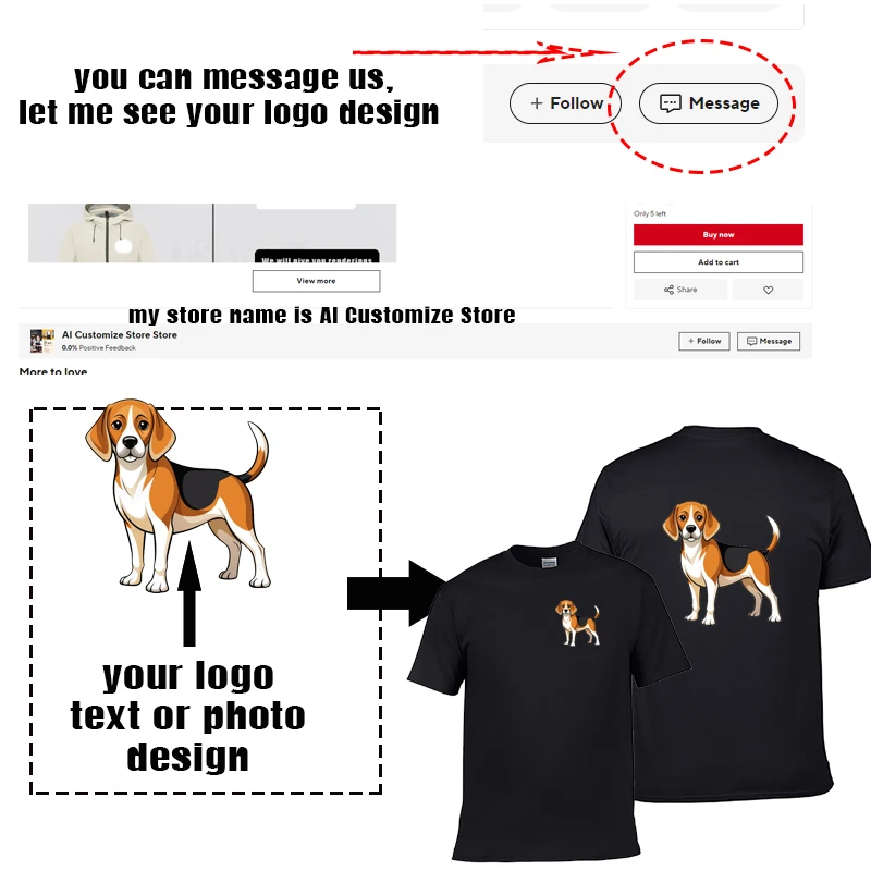 تي شيرت رجالي 100% قطن تصميمك الخاص تي شيرت رجل شعار العلامة التجارية/صورة مخصصة لتقوم بها بنفسك طباعة س الرقبة تي شيرت الذكور بلايز