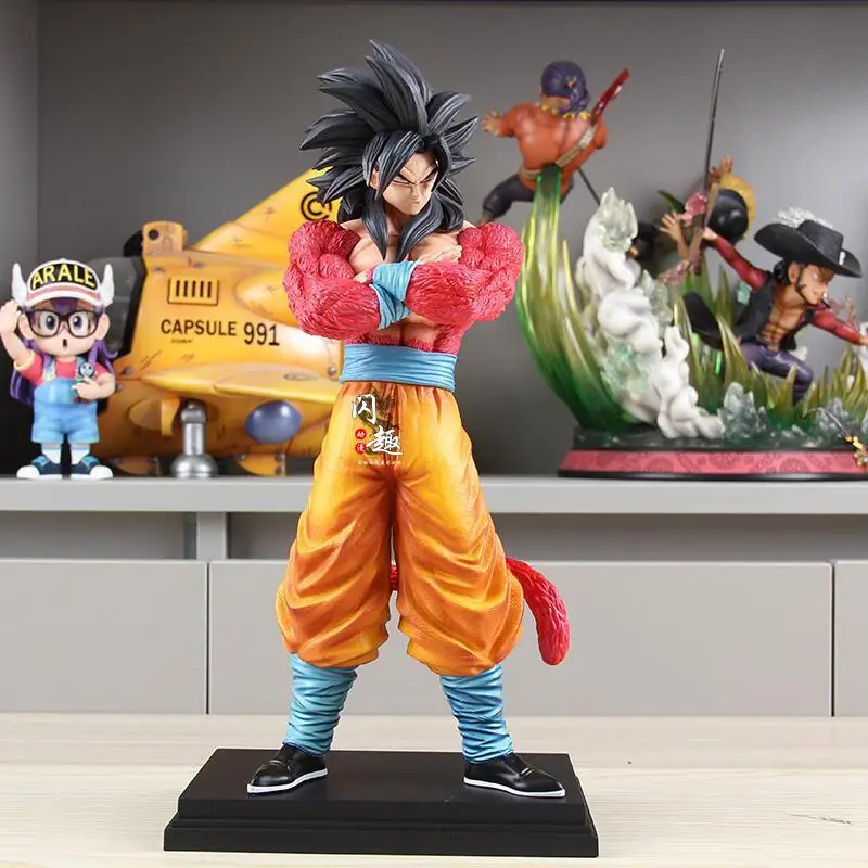 Chaud Gt Dragon Ball Jt Statue Super Saiyan scène debout végéta figurines Super quatre Goku Pvc Statue Collection jouets cadeaux