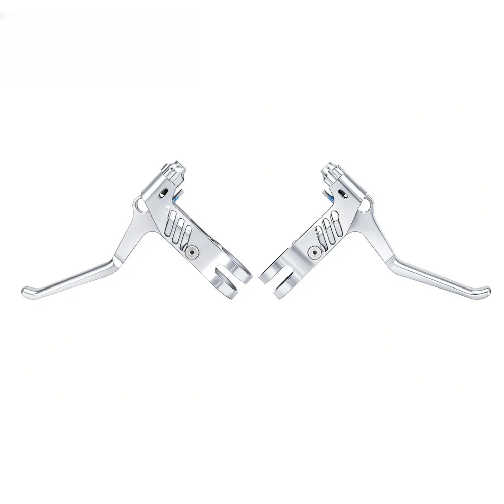 For ultra Light CNC Aluminum Alloy Bike Brake Lever for V Brake Systems with Hollow Design and Adjustable Handle Screw