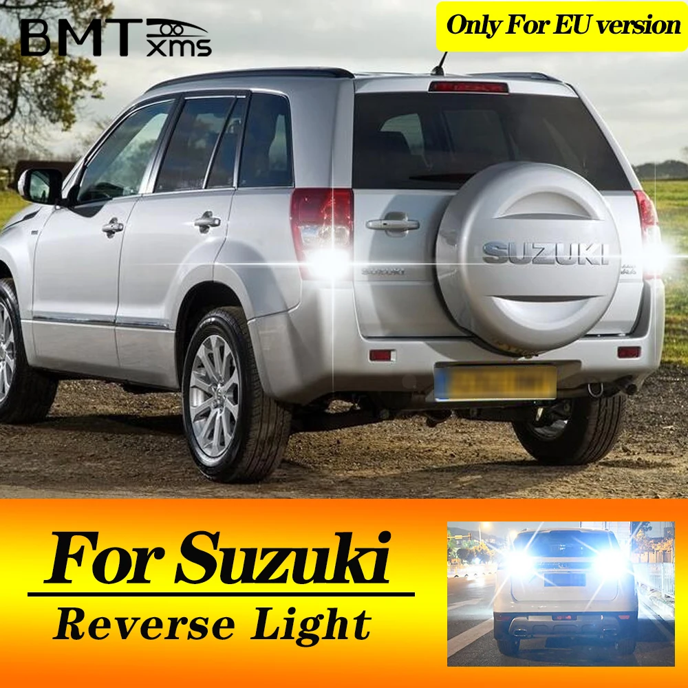 BMTxms, 2 uds., para Suzuki (versión UE), Grand Vitara Ignis 3 Swift 5 mk5 SX4 W16W T15 921 Canbus, bombilla LED de luz de respaldo, lámpara de marcha atrás