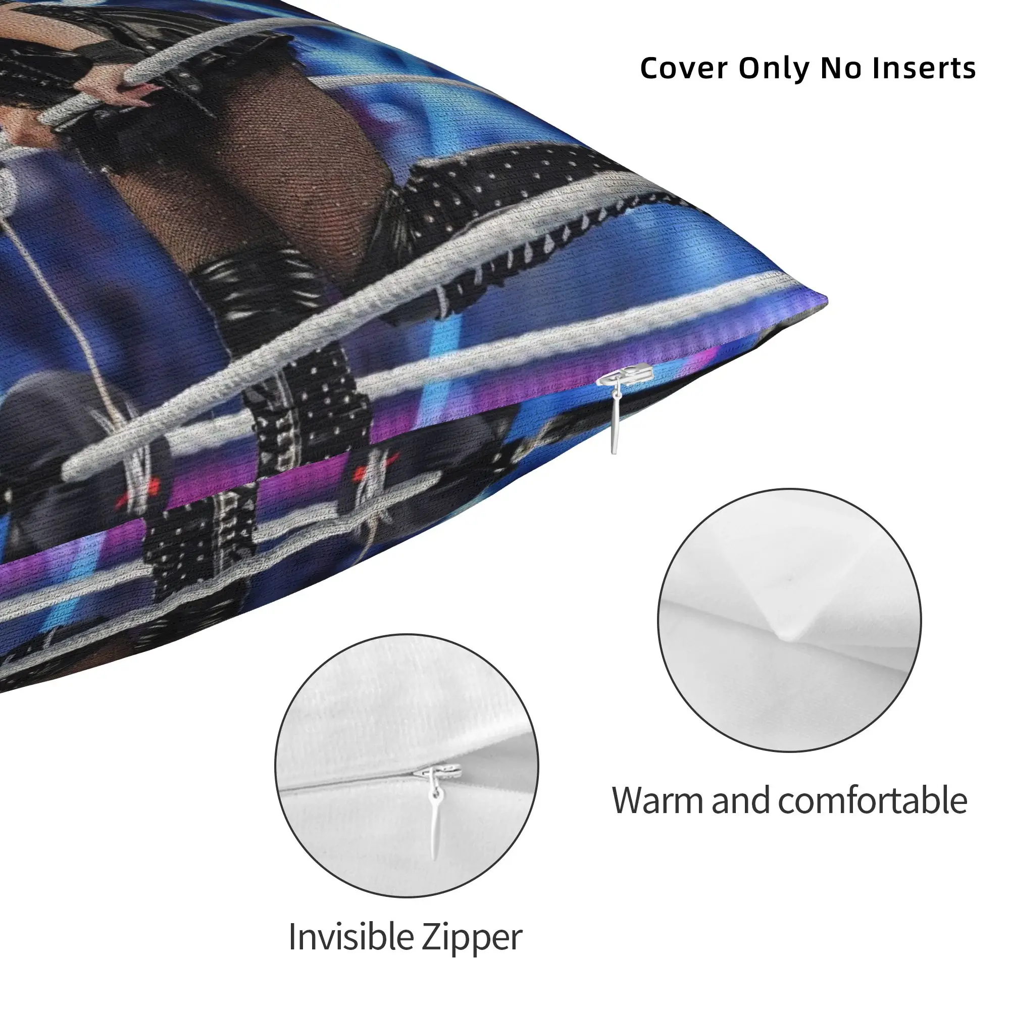 Alexa Wrestler Blisses Pillowcase Soft Polyester Cushion Cover Gift Wrestling Cool Pillow Case Cover Home Zippered
