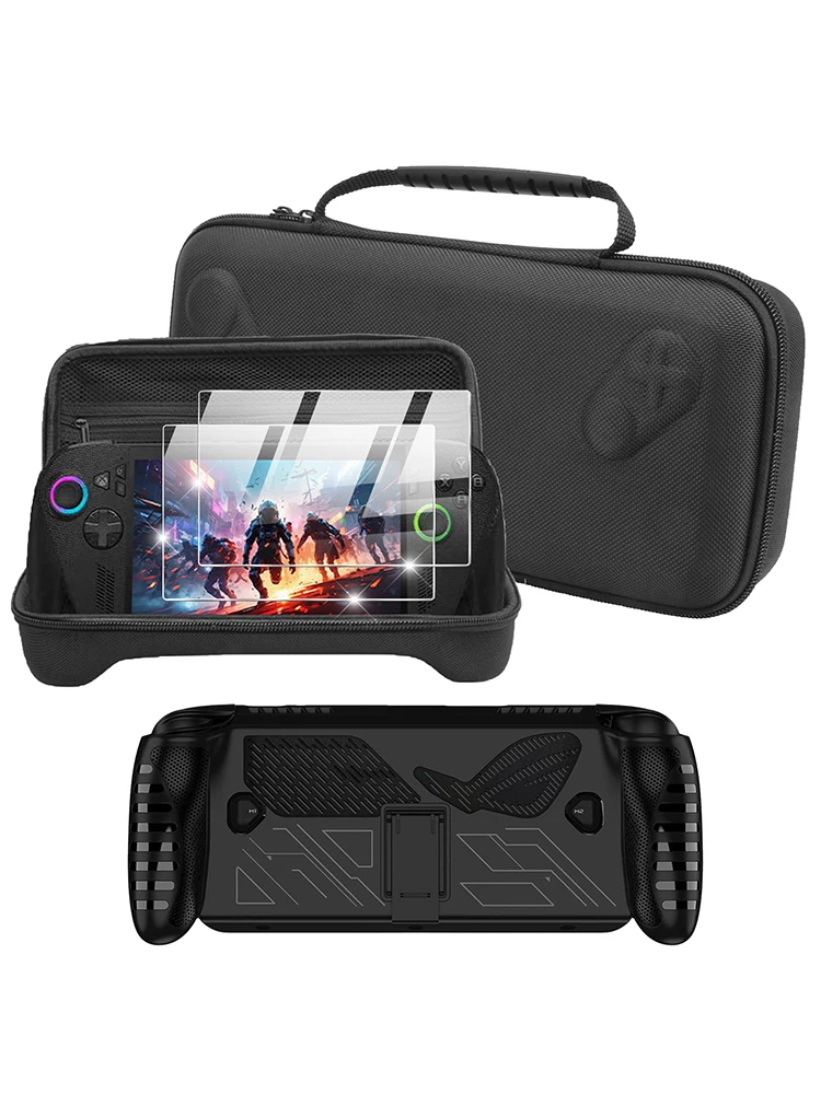 Zestaw akcesoriów 3 w 1 do ROG Xbox Ally / Ally X: etui ochronne z osłoną ekranu i torba do przenoszenia, do przechowywania w podróży. — zdjęcie produktu 7