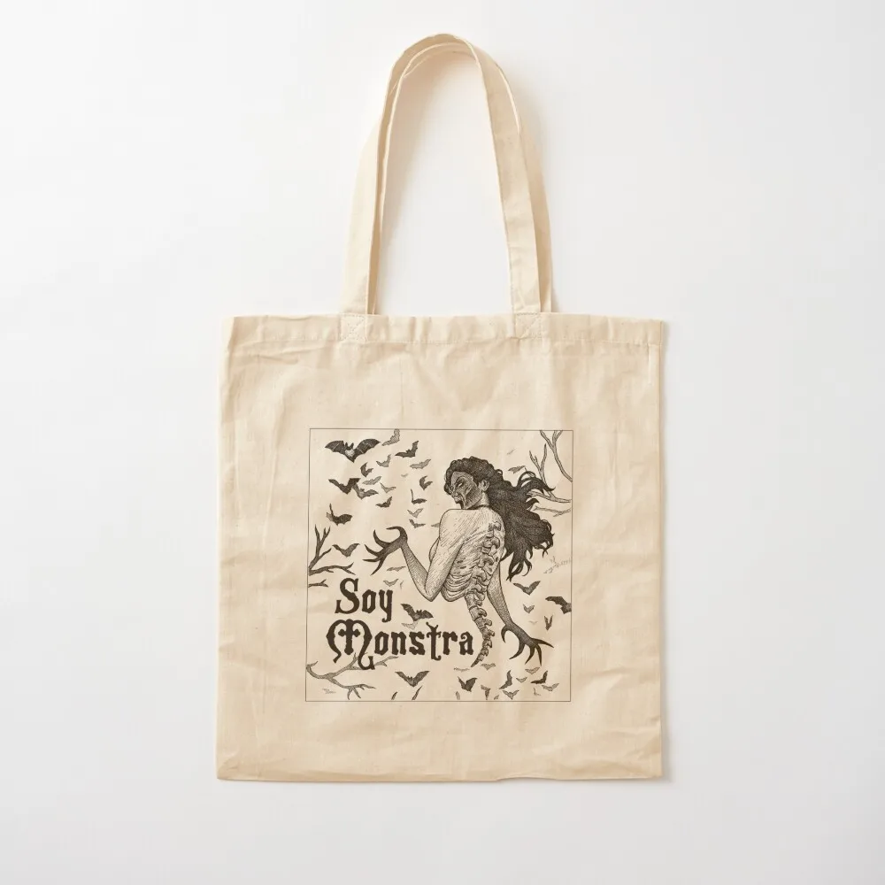 

Soy Monstra Tote Bag tote bag canvas canvas bags Canvas Tote Bag