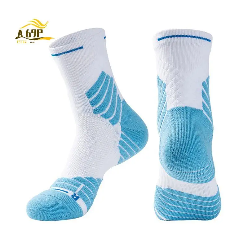 

A69P-1Pair Anti-Slip Athletic Sock For Men Women,Soccer Sock,Non-Skid Slipper Sock,Trainning Sock For Football
