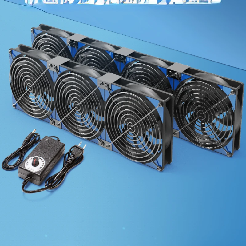 

Large air volume and high speed violent fan 220V computer main cabinet chassis graphics card router cooling base