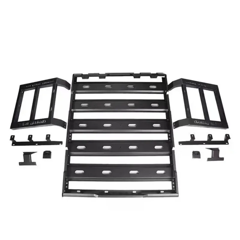 Luggage Roof Rack, for Jeep Wrangler Jk JL 2007-2023 2 / 4 Doors, Aluminum, Roof Rack with Step Off-road, Auto Accessories