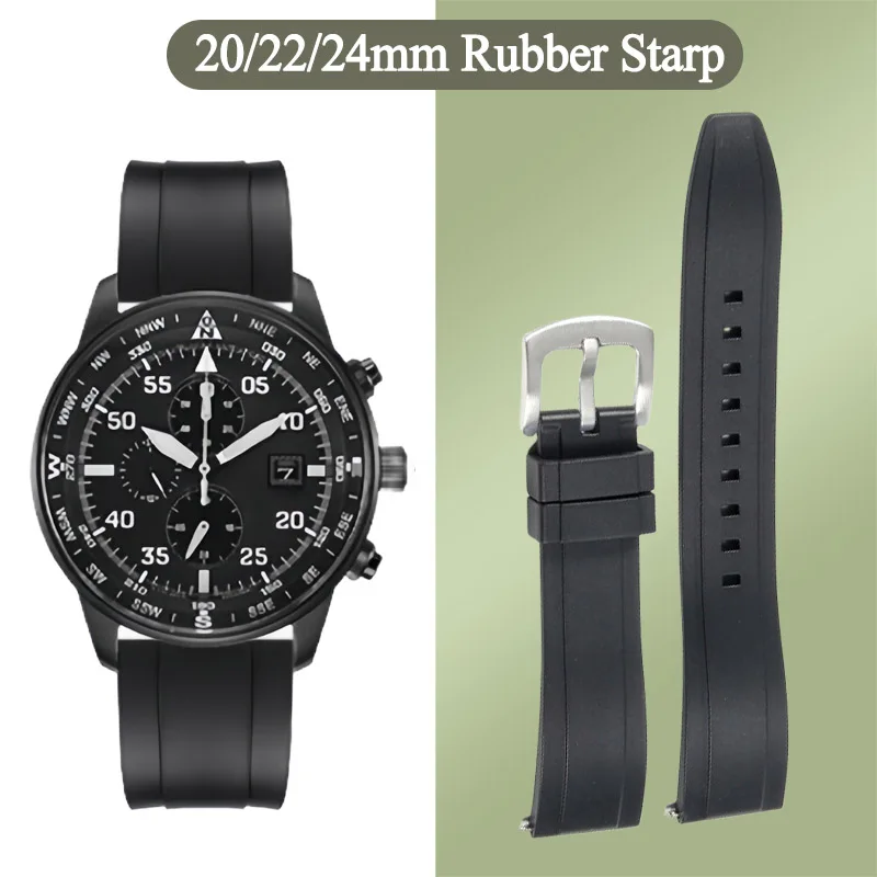 20 مللي متر 22 مللي متر 24 مللي متر الإفراج السريع شريط مطاطي ل تيسو سيكو المواطن ميدو حزام الساعات الرياضة الرجال النساء سوار إكسسوارات معصمه