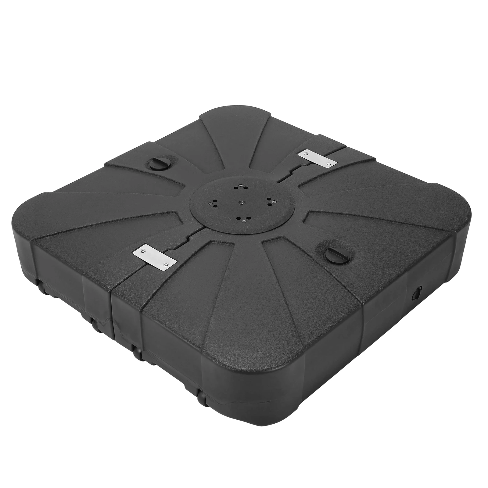 

Основание для зонта для патио с 4 блокирующимися колесами, держатель для зонта у бассейна, выдерживающий нагрузку до 130 кг, наполняемый песком и водой, для террасы, бассейна, балкона