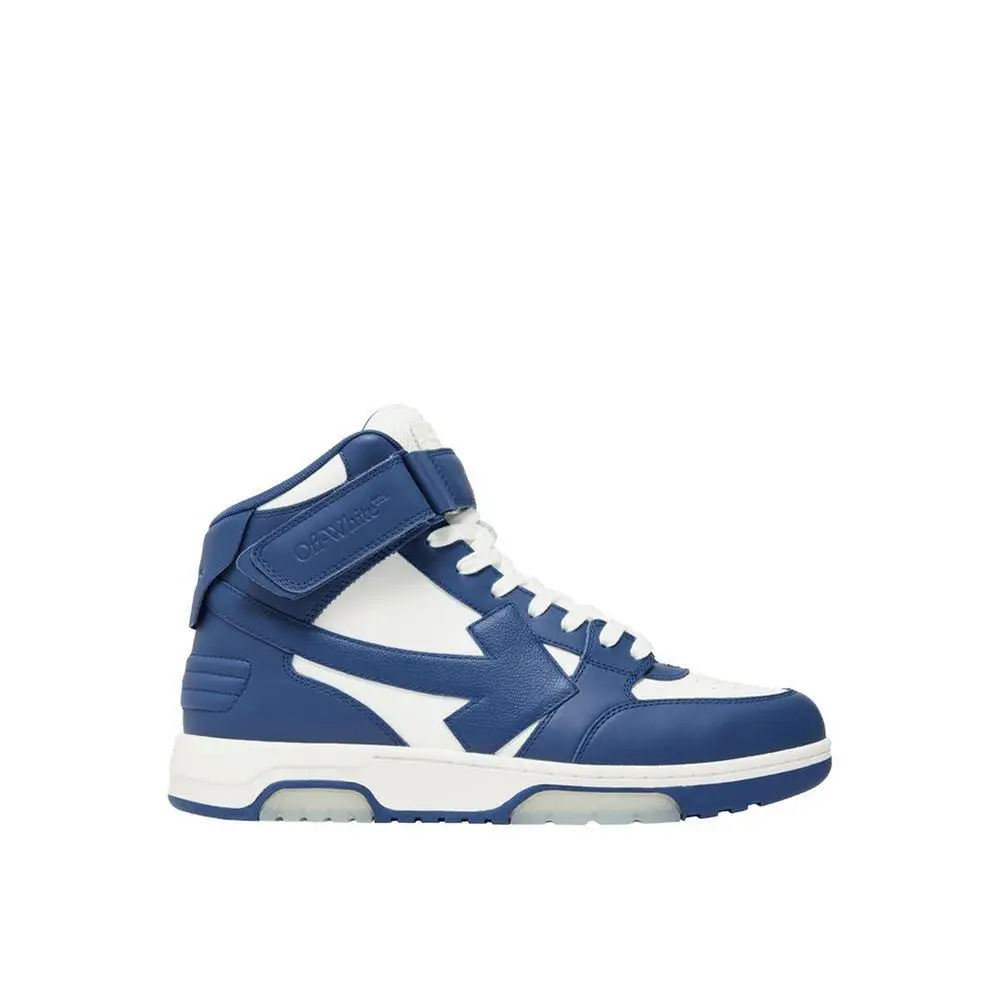 Men's Breathable Leather Mid-Cut Casual Sneakers Off-White Ivory Office Business Leisure Shoes