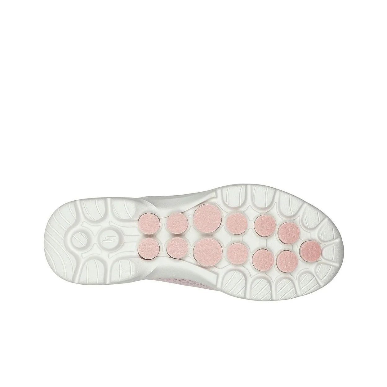 Skechers Go Walk 6 Textile, Synthetic Leather Cushioning, Wear Resistant Low top Casual Shoes Women's Pink 124523-ROS view 5