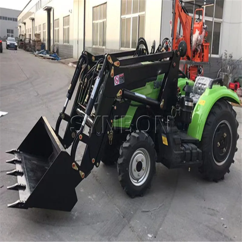 SYNBON 4 Wheel 50HP Drive Greenhouse Tractor with Front Loader