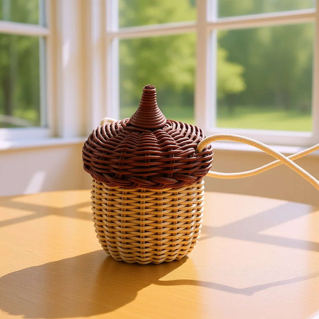 Мини-желун в форме ротанга, детская сумка через плечо, тканая корзина для хранения, подвесная сумка для фотосессии, прекрасный стильный дизайн, штраф