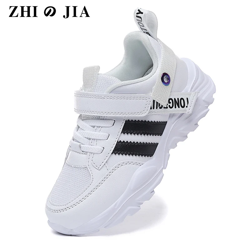 Children's Sneakers White Mesh Shoes Spring and Autumn Children's Shoes Boys Girls Primary School Students Casual Running Shoes