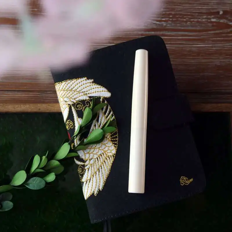 Imitation Ivory Material Glass Pen, Color Ink Pen, Dip Pen,