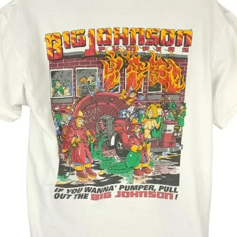 Vintage 90S Big Johnson Pumpers T Shirt
