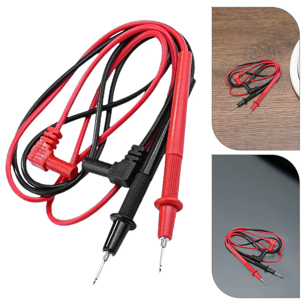 

Universal Digital Multimeter Test Lead Probe Wire 1000V 10A Large Size Comfort Grip Rubber Shrouded Plug Fit All