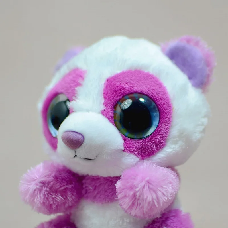 Big eyes plush panda doll birthday Valentine's Day gift decoration