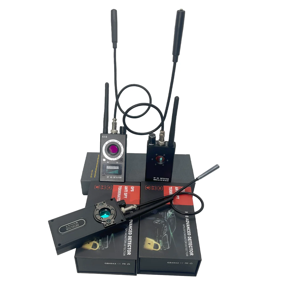 

K-68 Антишпионская камера Finder — профессиональная подметальная машина для беспроводных ошибок, GPS-локатора, подглядывающей камеры в гостиничной комнате и ванной комнате