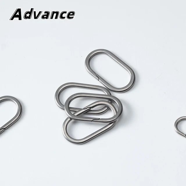 Small Keyring DIY Titanium Alloy Key Ring Buckle Outdoor Tool EDC 3 Small Keyring DIY Titanium Alloy Key Ring Buckle Outdoor Tool EDC 3