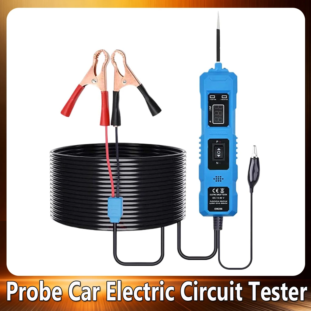 Automotive Circuit Tester DC3.5V-36 Volt Test Light Short Circuit Finder Auto Fuse Tester For Car Power Testing