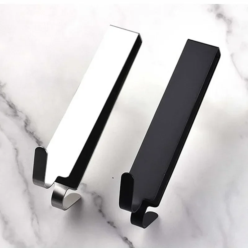 Stainless Steel Over Glass Door Shower Door Back Shower Towel Rack S-Shape Bathroom Bathrobe Hanger Holder Hooks