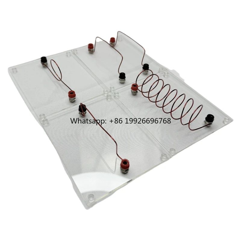 

Current Magnetic Field Demonstrator Solenoid Circular square Coil Physical Device / School Physics Laboratory
