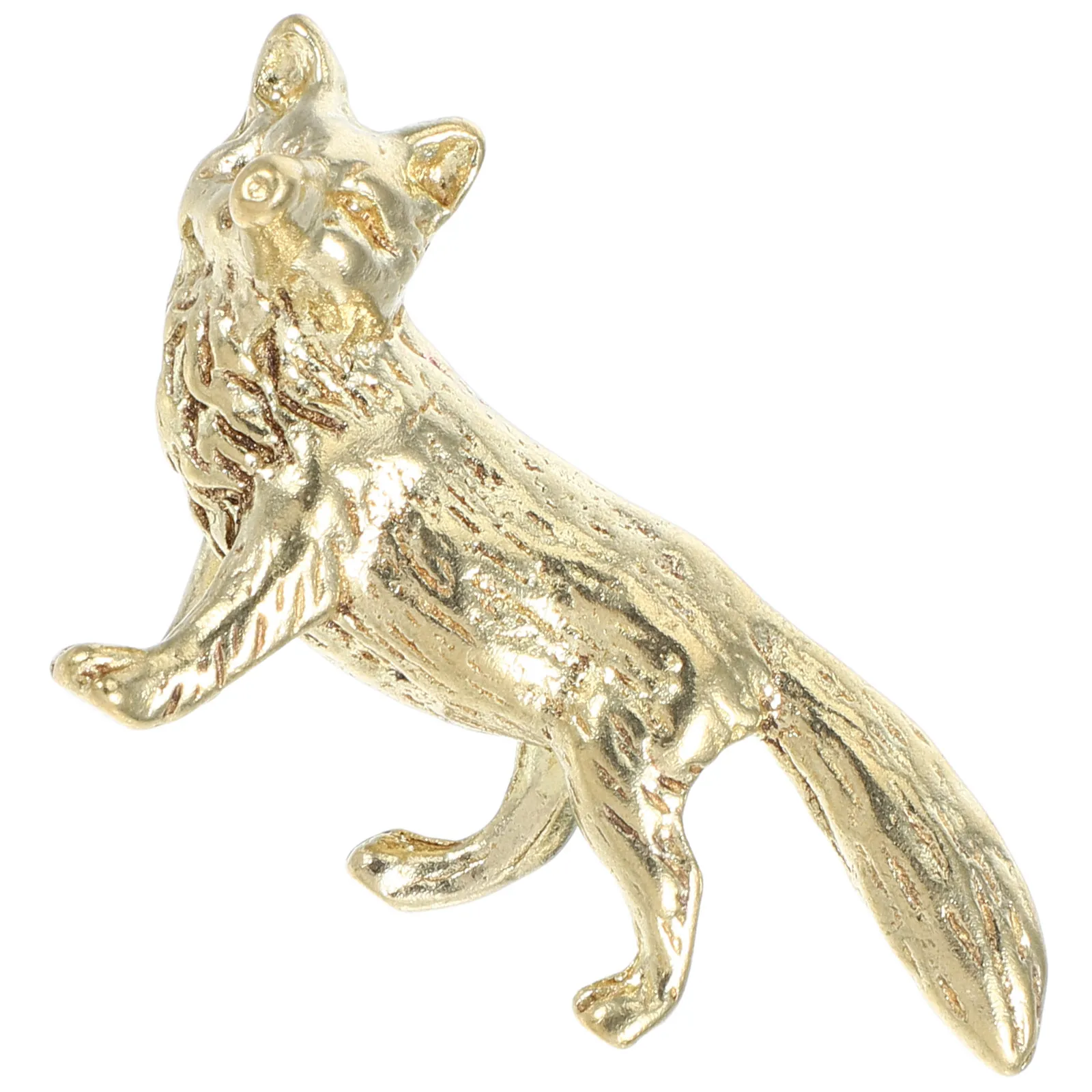 

Латунная ручка-защелка в виде лисы для шкафа, ящика, декоративная фурнитура для кухонной мебели, комода, гардероба, ручки в виде животных