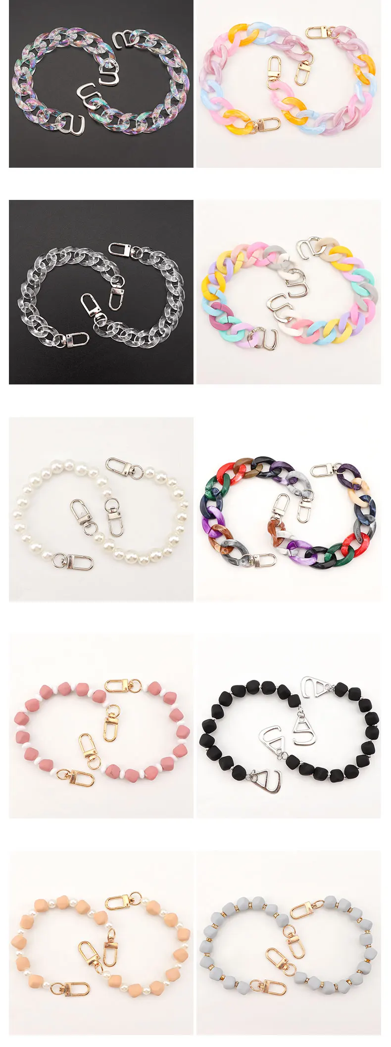 2 Stück bling Schmuck Schuhe Kette Charms Schuh Charme DIY Dekoration Clog Sandalen begünstigt Geschenke für Party Weihnachten für Mädchen Junge – Detail 5