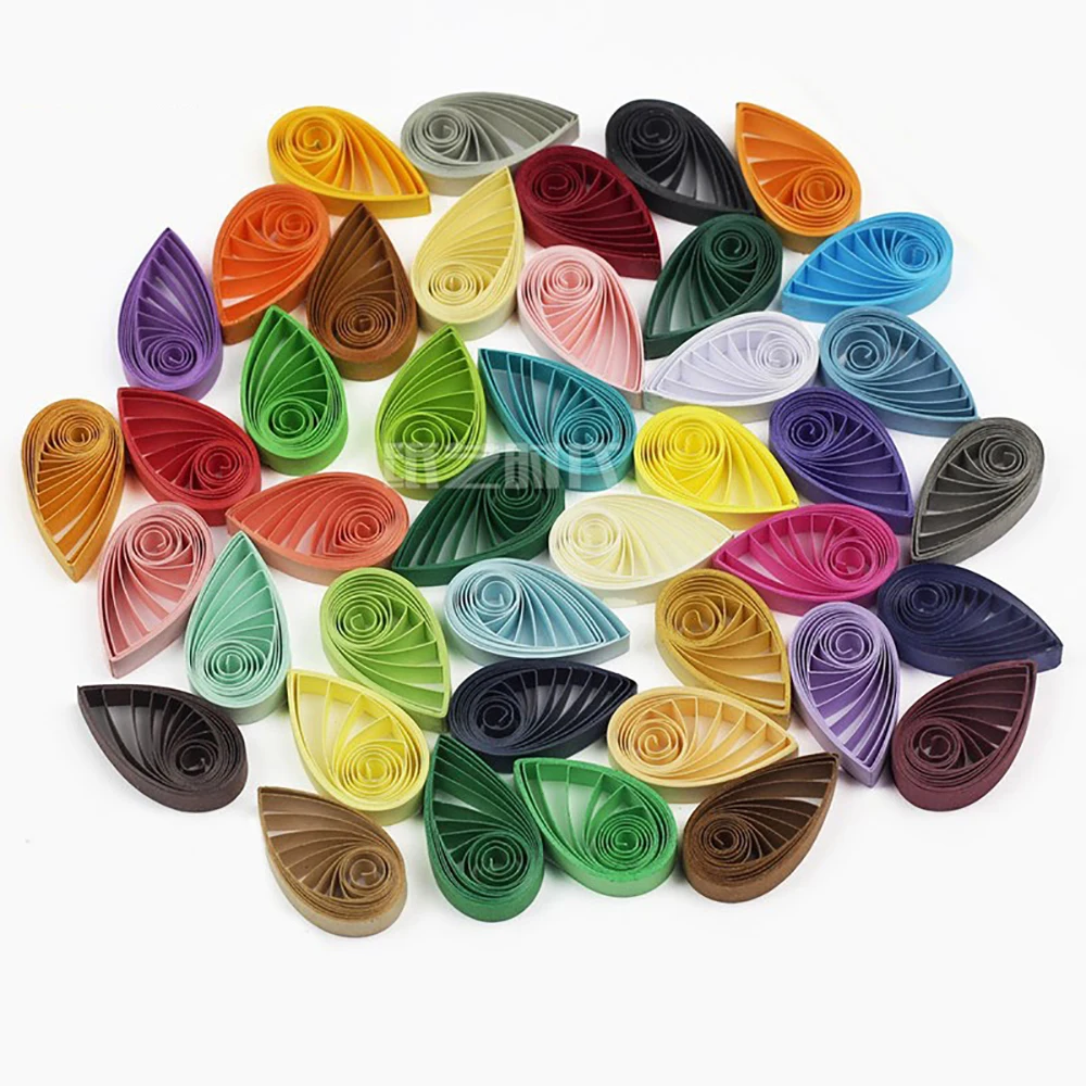 48 Colors 5760 Strips Quilling Paper  High Quality Solid Color Handmade DIY Paper-Rolling Set Width 3MM Length 540MM