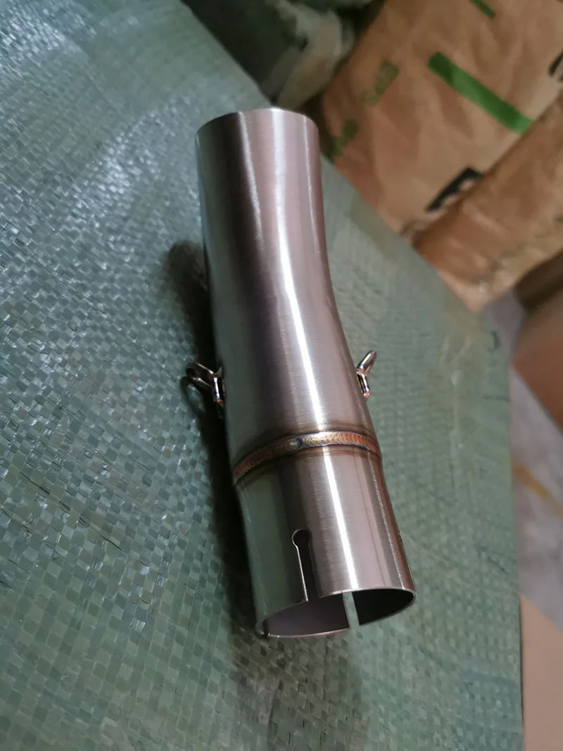51MM Motorcycle Exhaust Muffler Pipe Middle Section Link Pipe For Suzuki GSXR 600 750 K11 2011 2012 2013 2014 2015 GSX-R600 750