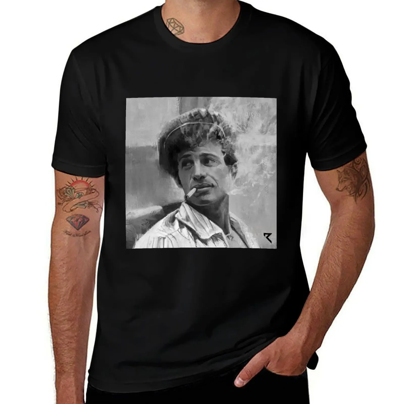Jean-Paul Belmondo T-Shirt Novelty Graphic Tee Shirt T-Shirt