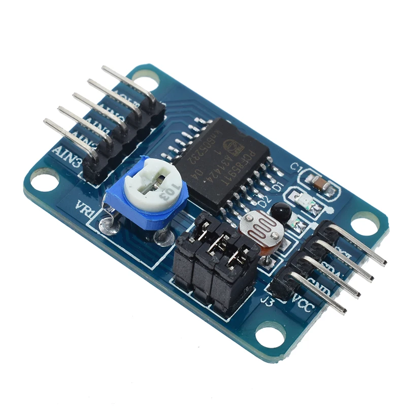 AD / DA Conversion of to Digital /Digital-to- Converter Module PCF8591 Temperature Illumination