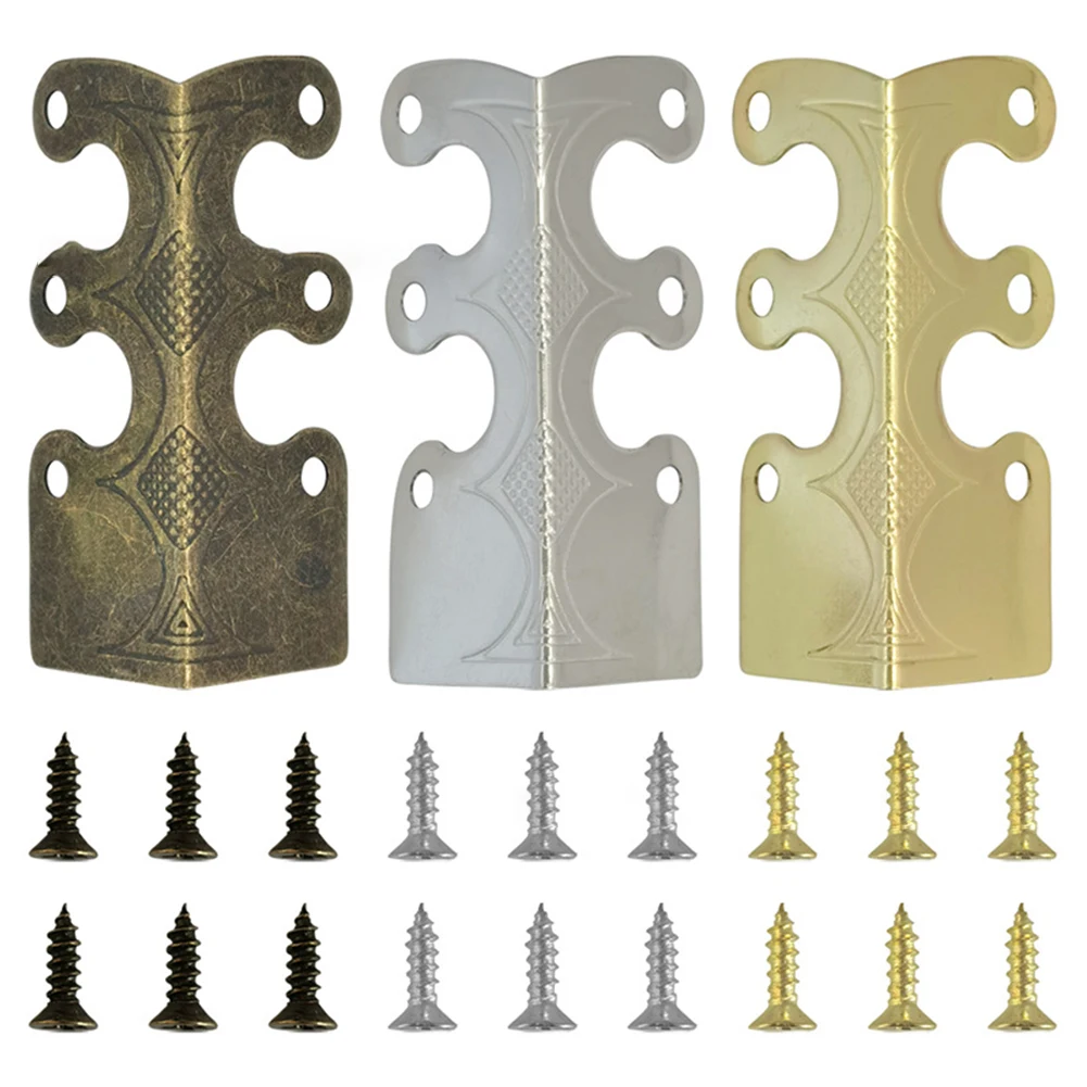 Value Pack Corner Protectors Set Baseboard Protectors Bronze Metal Corner Protectors Easy Installation Corner Guards