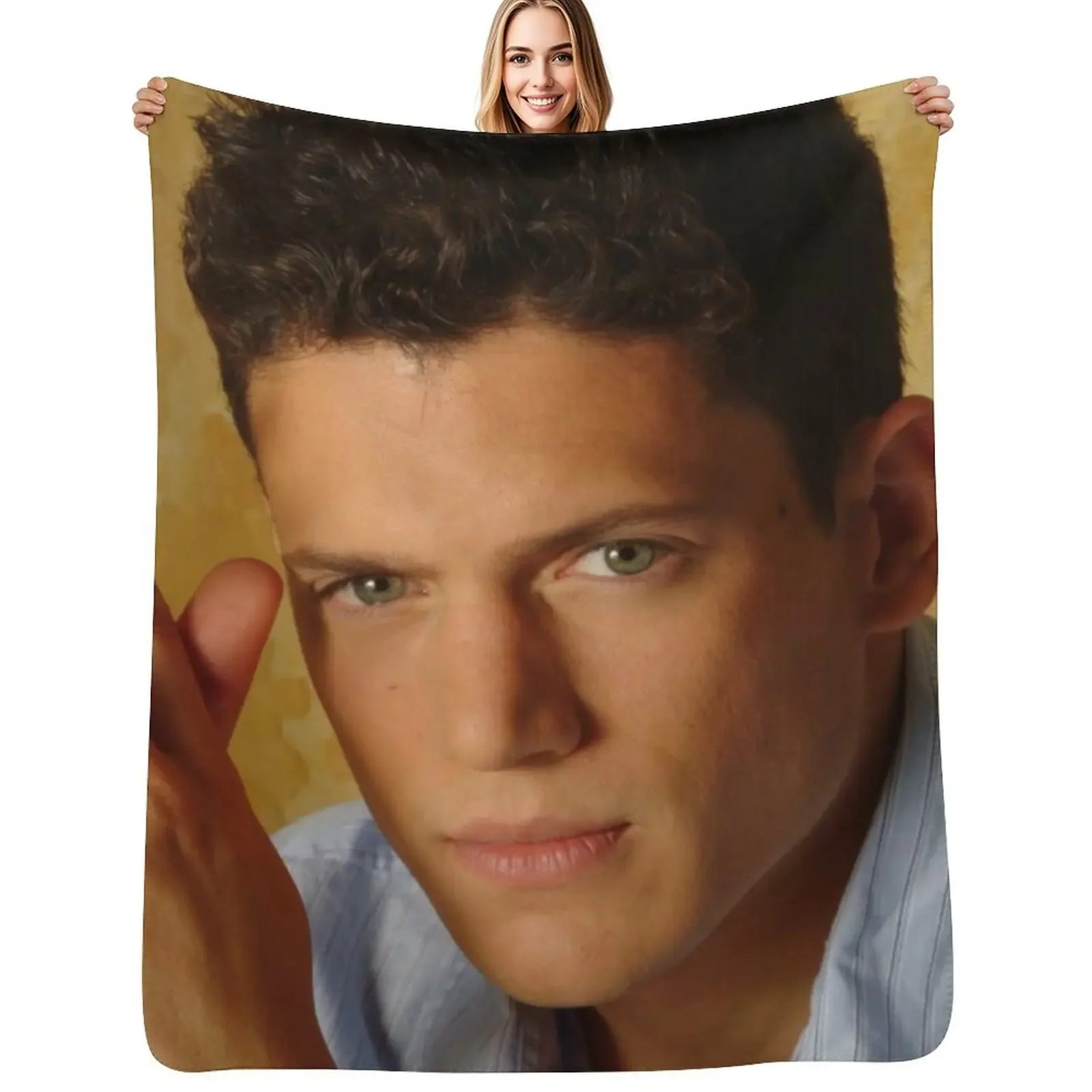 

Wentworth Miller Throw Blanket Extra Large Throw Flannel for winter Blanket