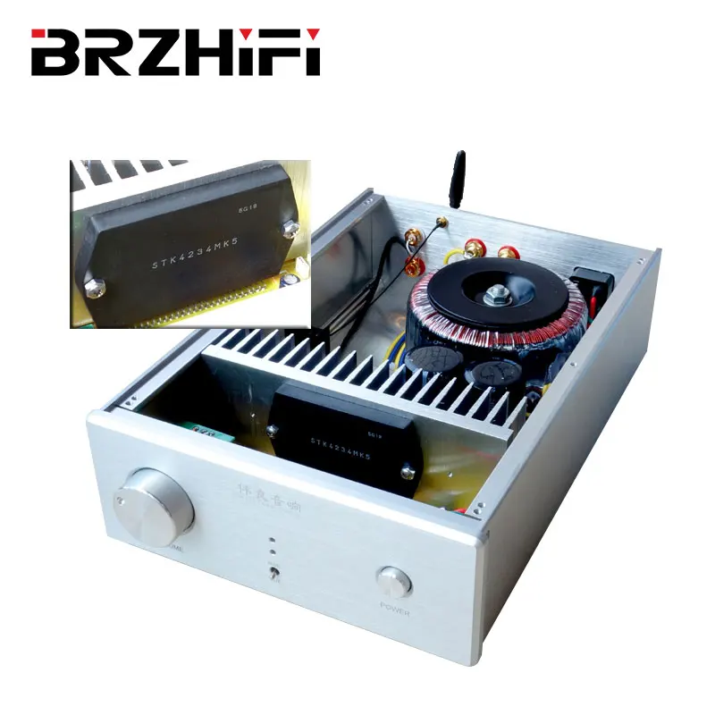 BREEZE Music Box 3 STK4234 Power Audio Amplifier 100W*2 Bluetooth 5.0 Close to Tube Amplifier Ultra Low Distortion HiFi Amp