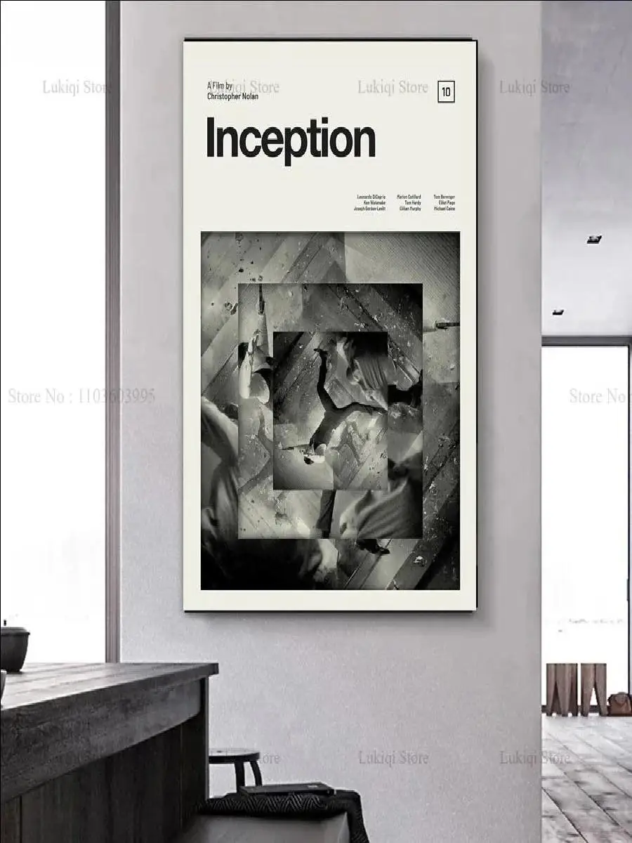 بين النجوم الكلاسيكية الخيال العلمي ملصق الفيلم يطبع قماش جدار الفن لغرفة المعيشة ديكور المنزل