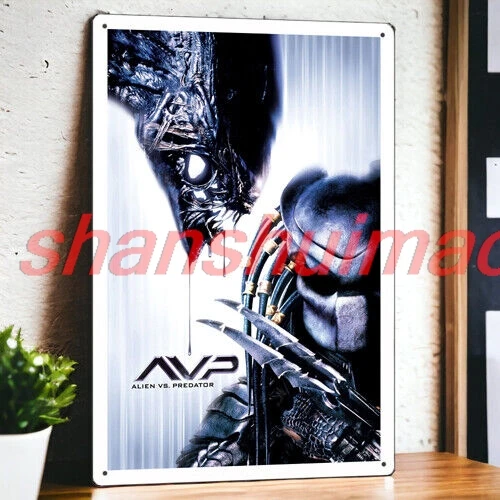 AVP Alien vs. Predator (2004) Metal Movie Poster Tin Sign Plaque Film 8