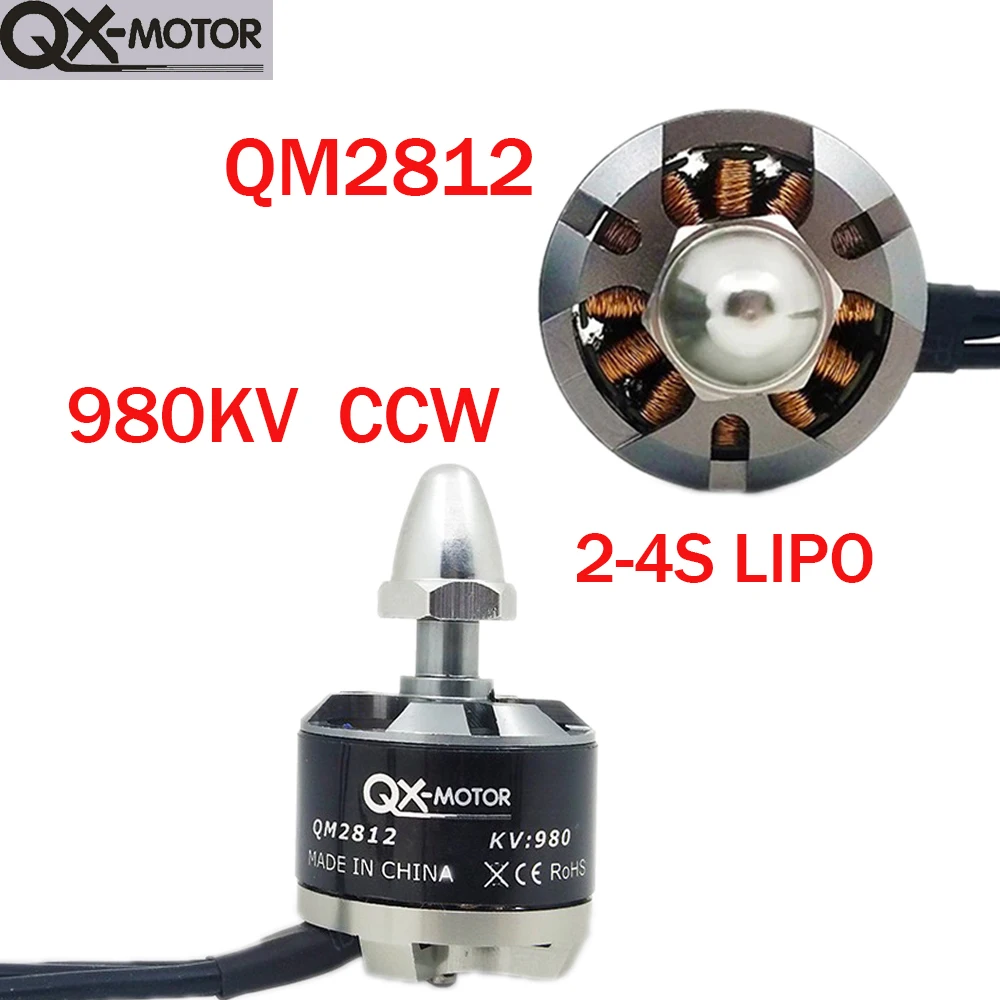 1 szt. Bezszczotkowy silnik QM2812 980KV CW/CCW dla F330 F450 F550 części silnik zabawkowy