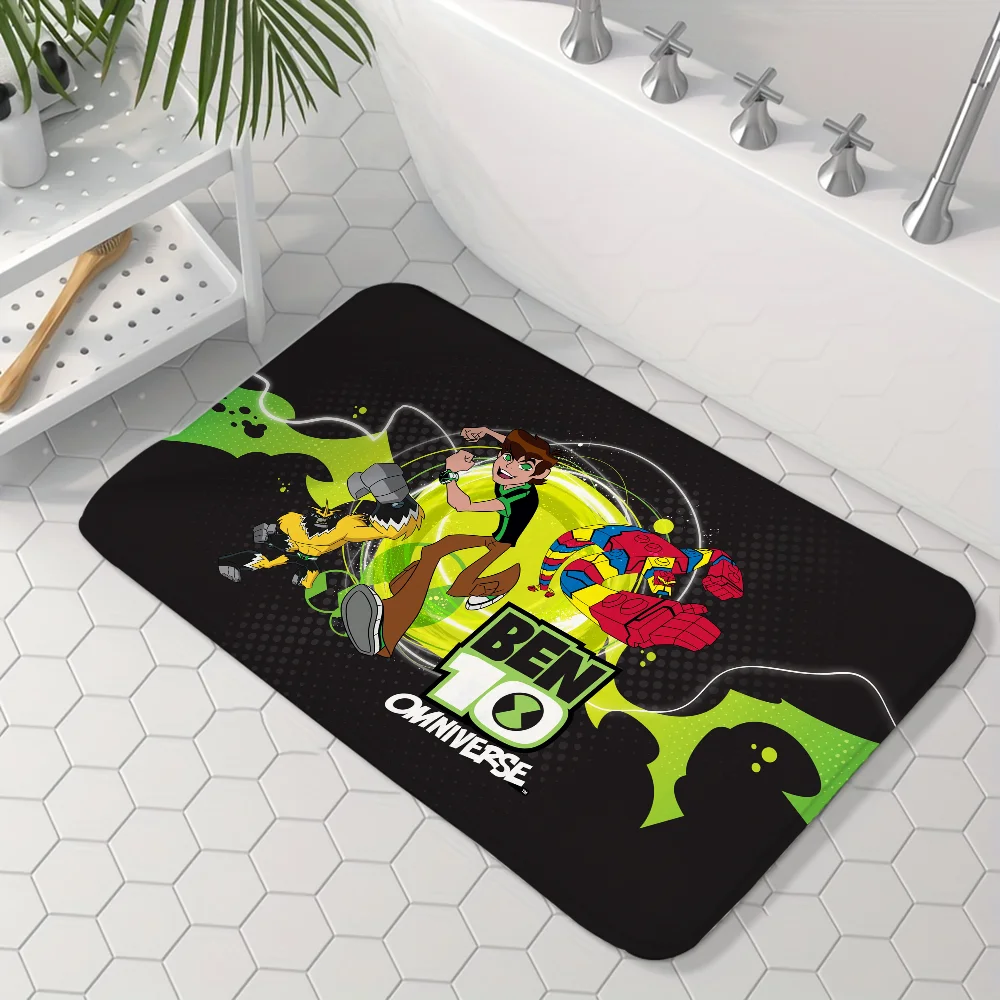 1PC Ben 10 Omniverse Floor Mat Door Mat For Bathroom Kitchen Long Corridor Carpet Non-Slip Living Room Rug Home Decor