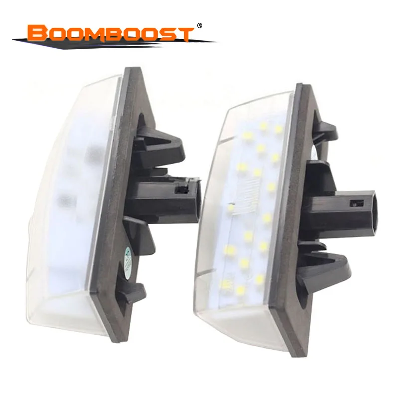 OEM Quality 2Pcs LED License Plate Light 12-30V Energy Saving Lamp for Toyota Matrix Venza Lexus CT200H