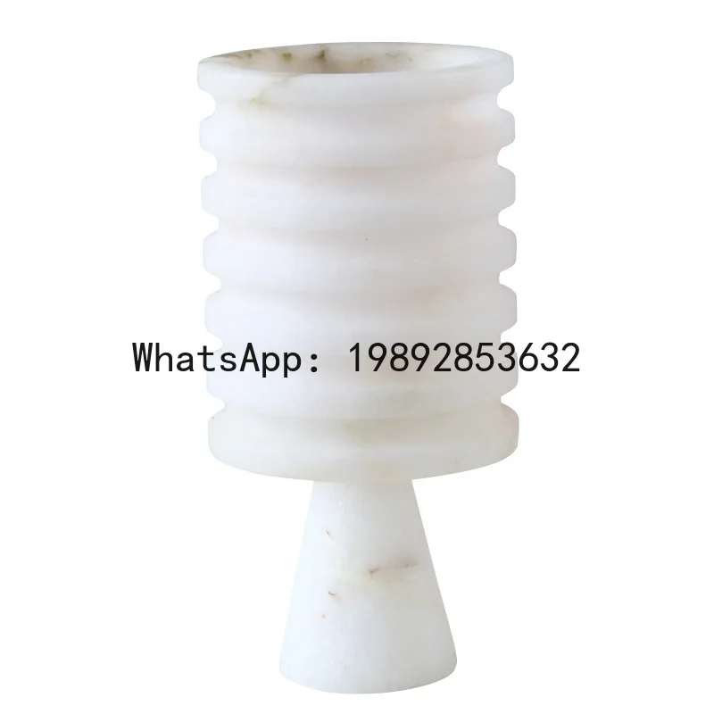 PYJ simple creative light luxury spiral flower device vase decoration living room ornament