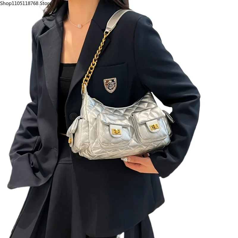 fashion-women's-chain-handbag-pu-leather-girls-diamond-lattice-shoulder-messenger-bag-brand-multi-pockets-commuting-bag