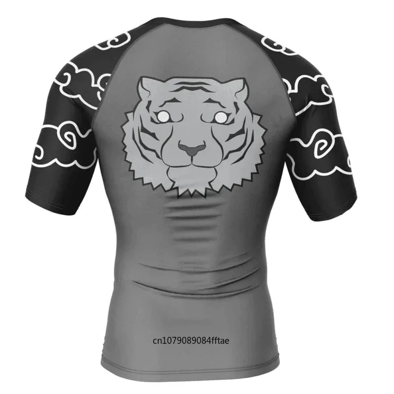 Camiseta ajustada de dibujos animados, novedad de verano, camisetas para hombre, moda Popular, impresión Digital 3D, Fitness, deportes, ocio