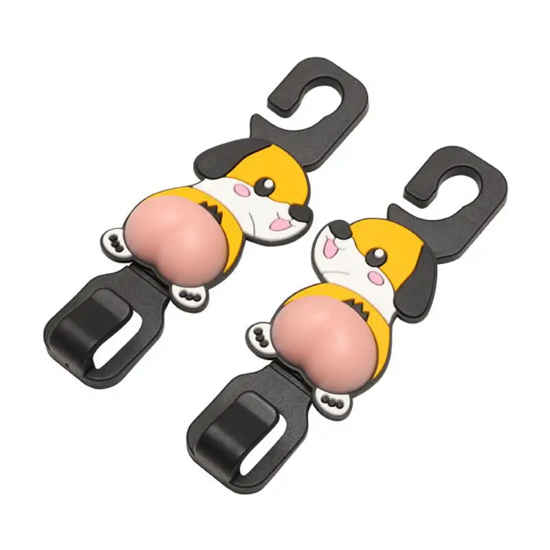 1~10PCS Car Interior Strong Hook Cartoon Multifunctional Universal Lovely Car Accessories Car Seat Hook Car Supplies